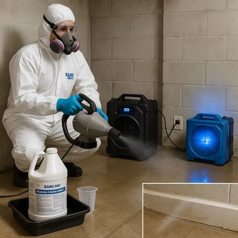 Sanitization and Odor Removal process in Estero, FL